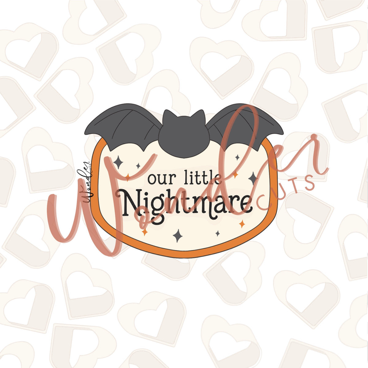 Bat Plaque Cookie Cutter