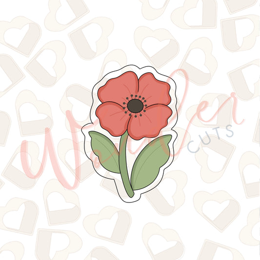 Poppy Stem Cookie Cutter