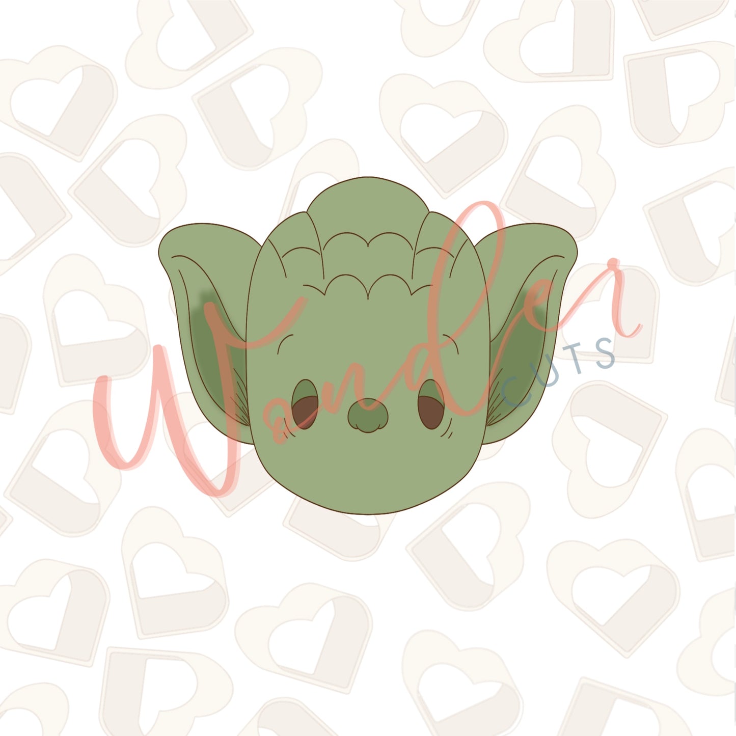 Green Alien Cookie Cutter