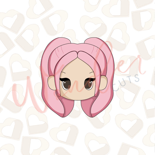 Pop Idol Girl 2 Cookie Cutter- STL File