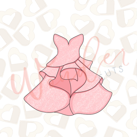 Pink Dress Cookie Cutter
