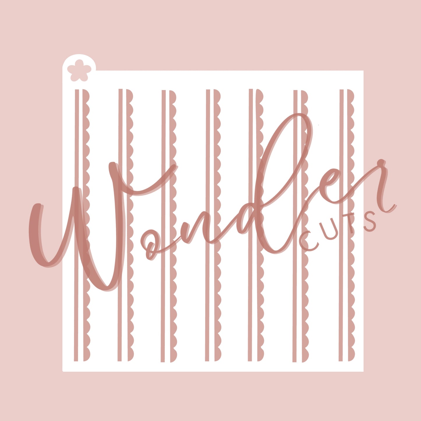 Vintage Scalloped Stencil