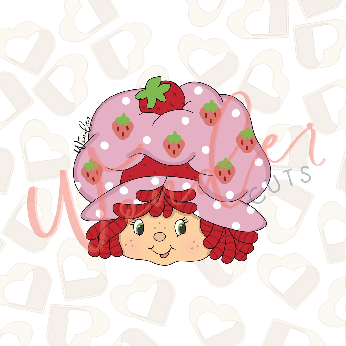 Strawberry Girl Cookie Cutter