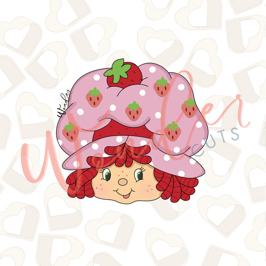 Strawberry Girl Cookie Cutter