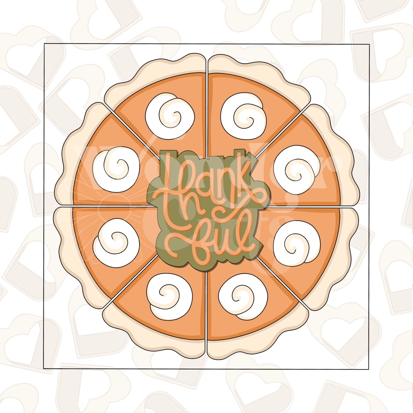 Pie Platter \ Pumpkin Platter Cookie Cutters