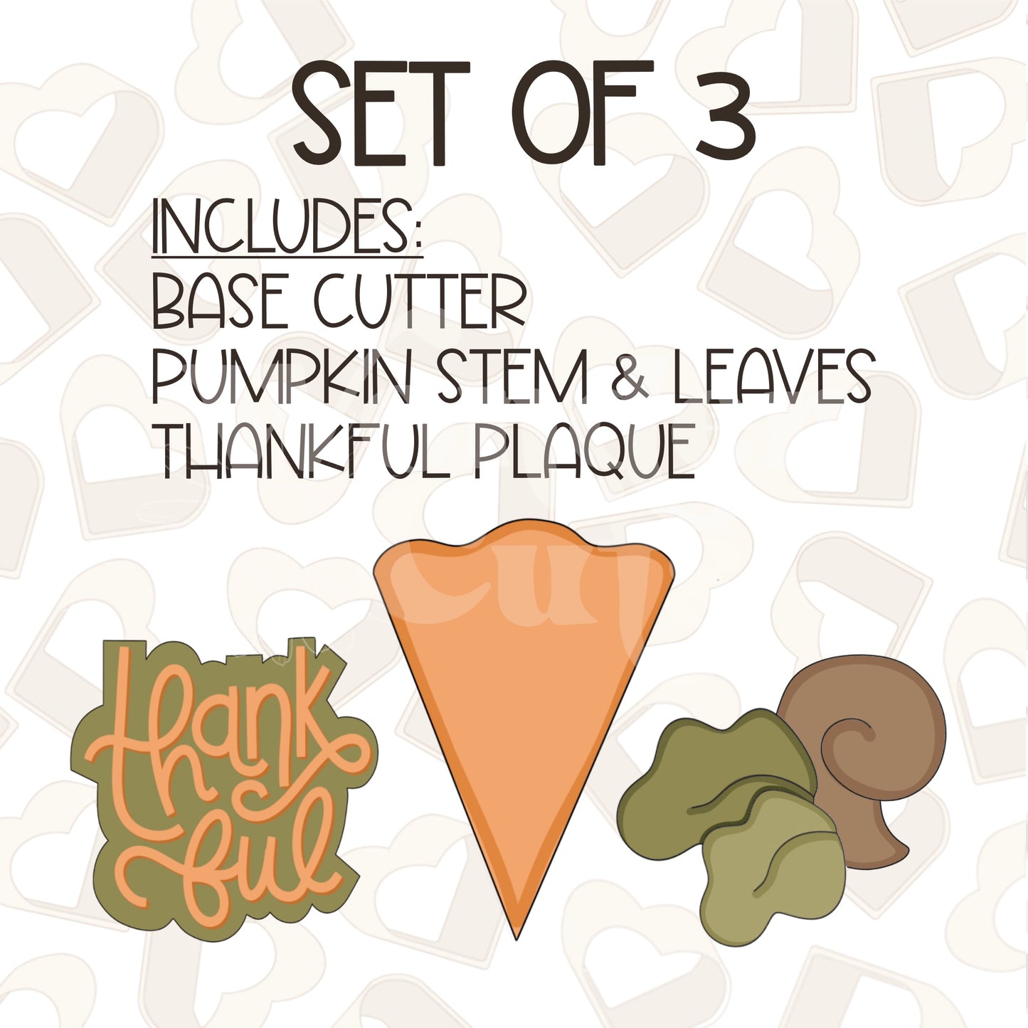 Pie Platter \ Pumpkin Platter Cookie Cutters