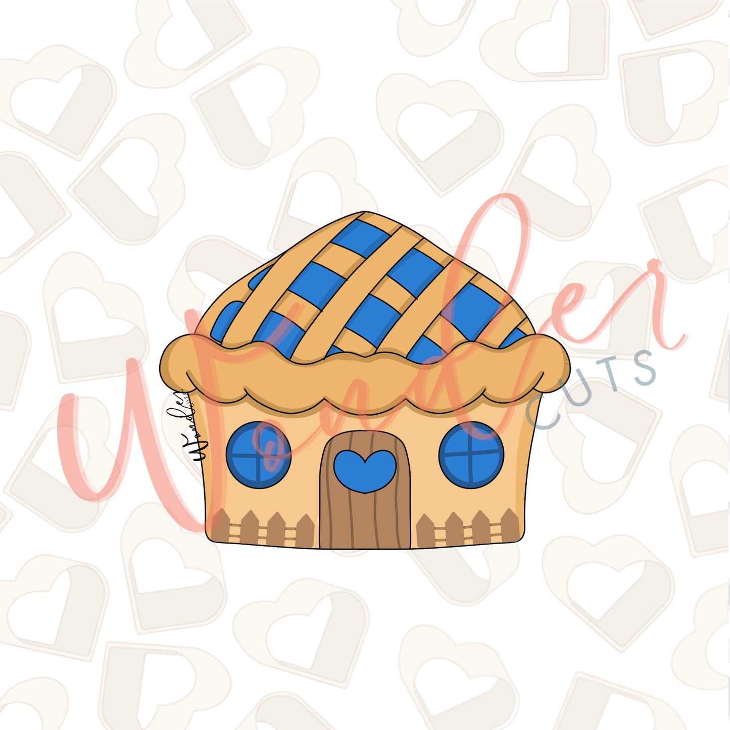 Berry Pie House Cookie Cutter