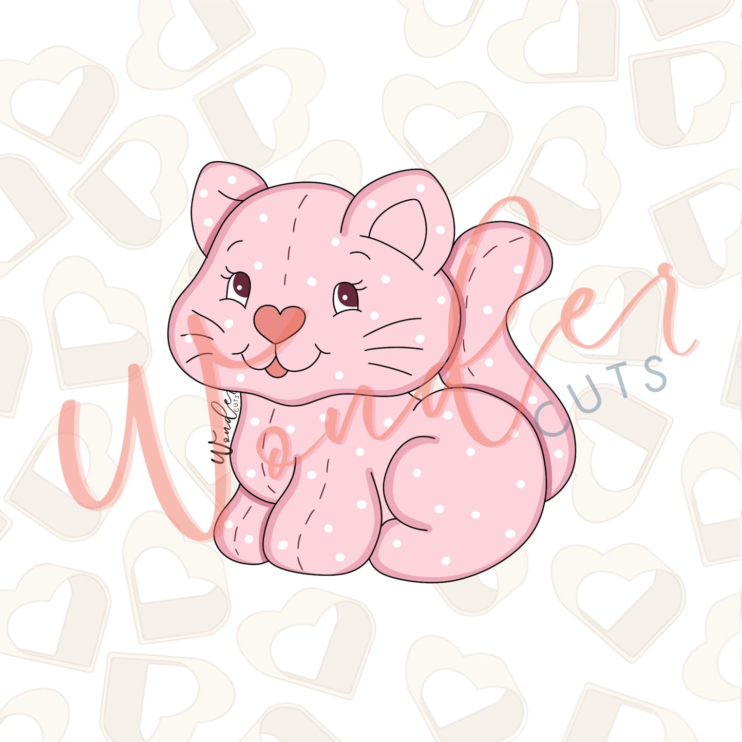 Berry Kitty Cookie Cutter