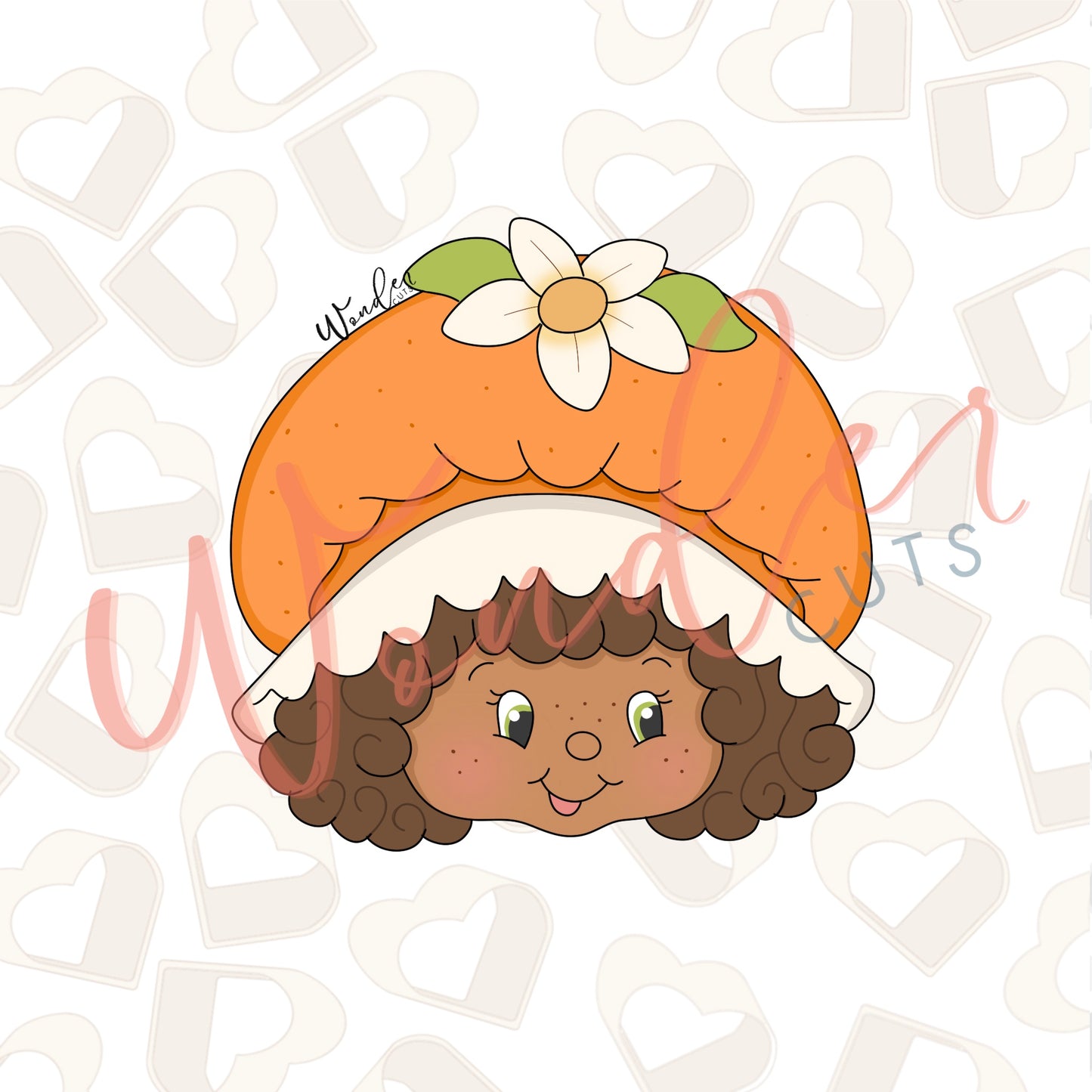 Orange Girl Cookie Cutter