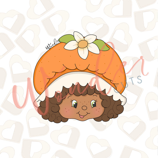 Orange Girl Cookie Cutter