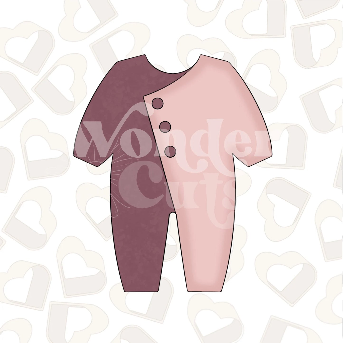 Long Sleeve Onesie Cookie Cutter