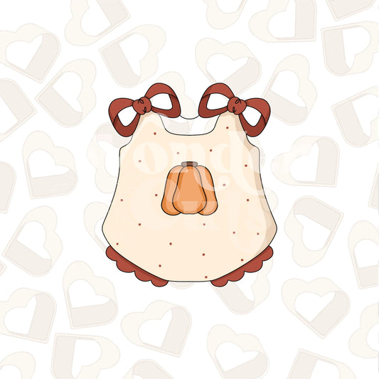 Bow Sleeve Onesie Cookie Cutter