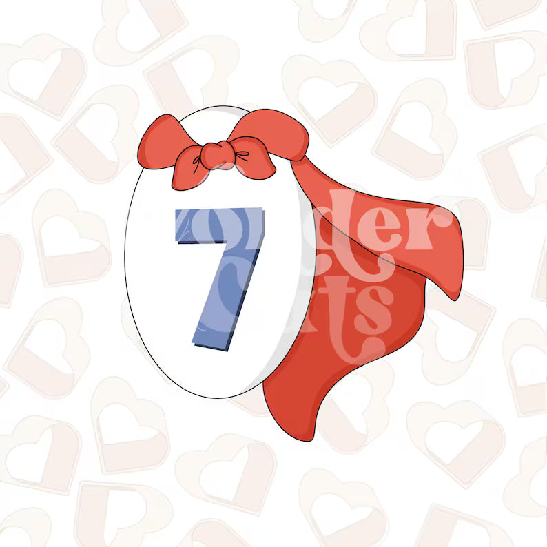 Caped Plaque Cookie Cutter
