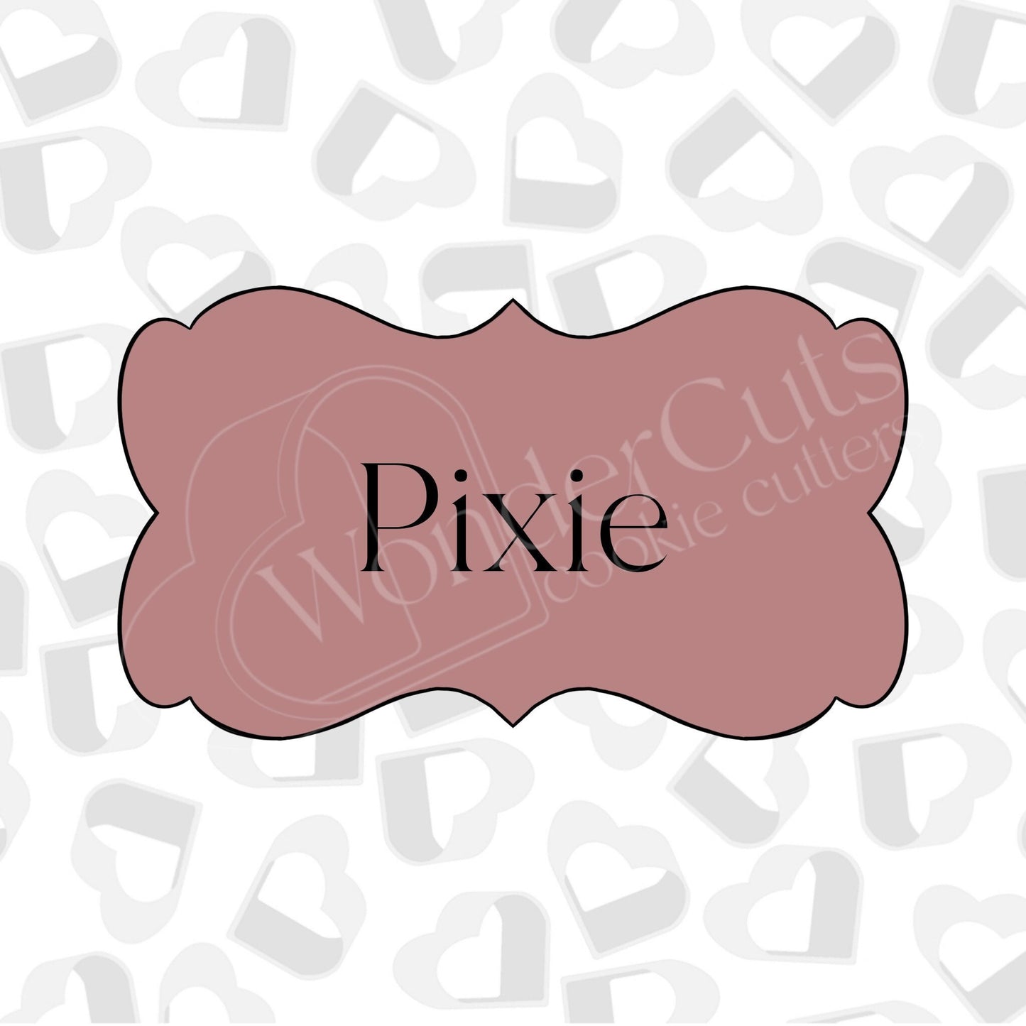 Pixie Plaque- Cookie Cutter