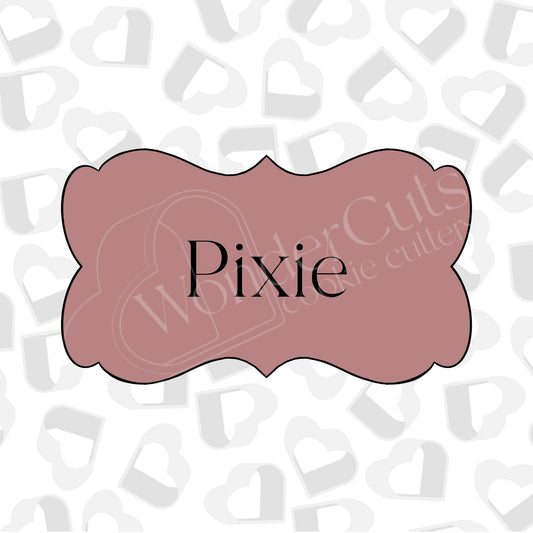 Pixie Plaque- Cookie Cutter
