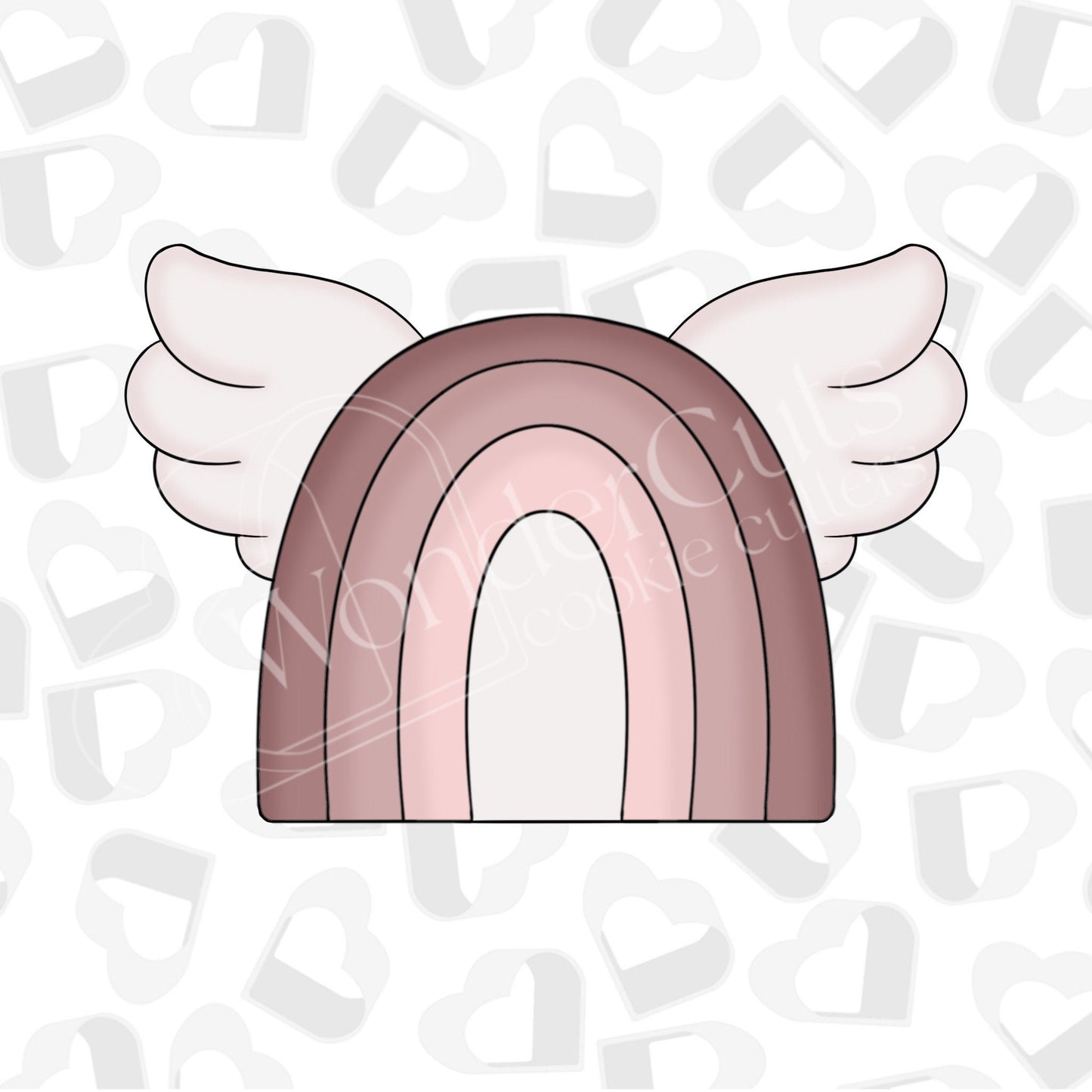 Rainbow with Wings Cookie Cutter