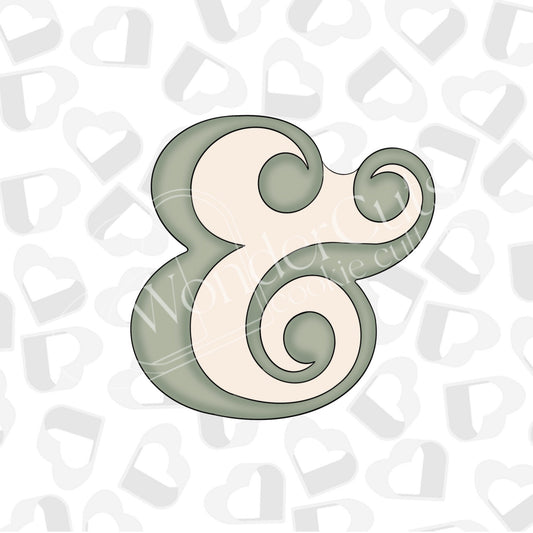 Fancy Ampersand Symbol Cookie Cutter