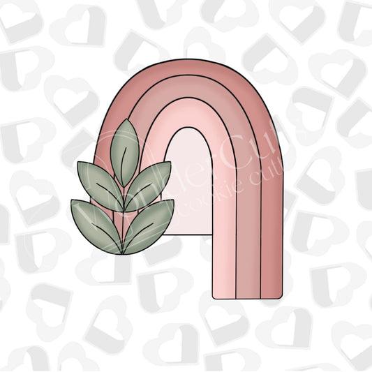 Long Greenery Rainbow Cookie Cutter