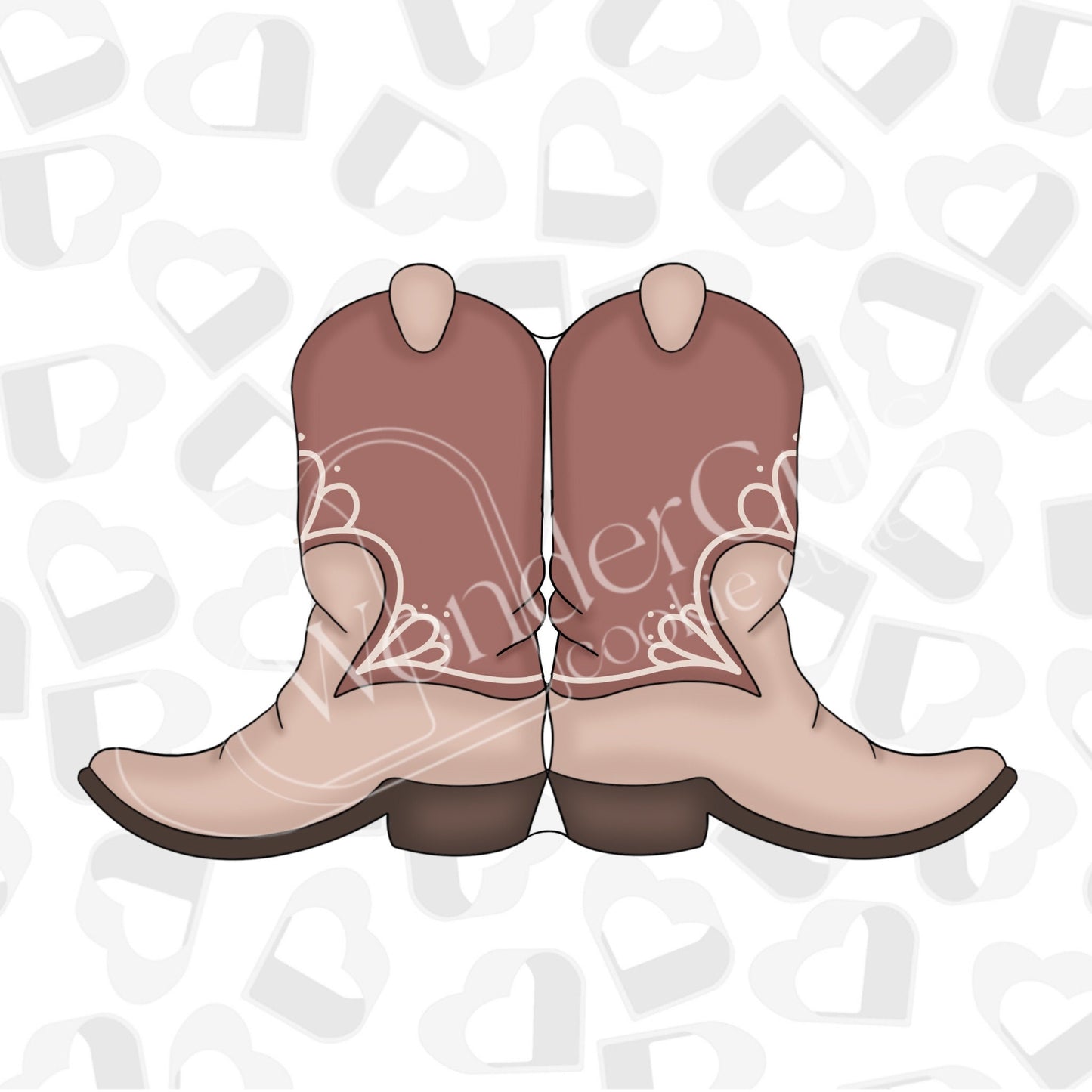 Cowboy Boots Cookie Cutter