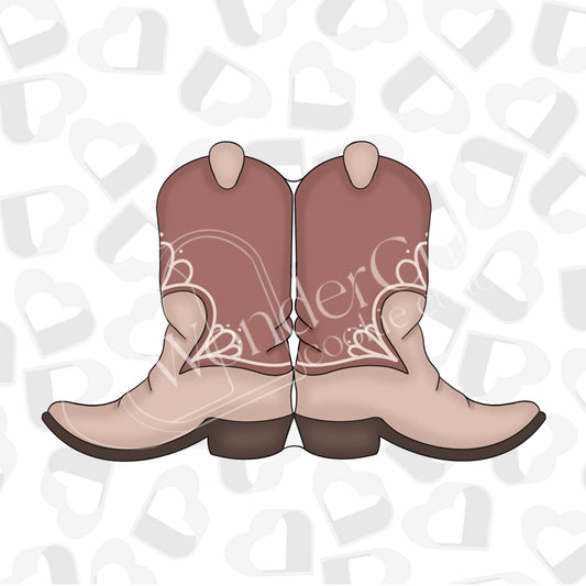 Cowboy Boots Cookie Cutter