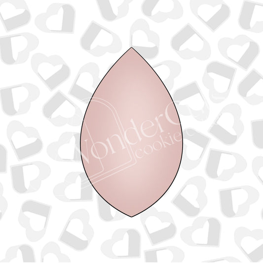 Mod Teardrop Cookie Cutter