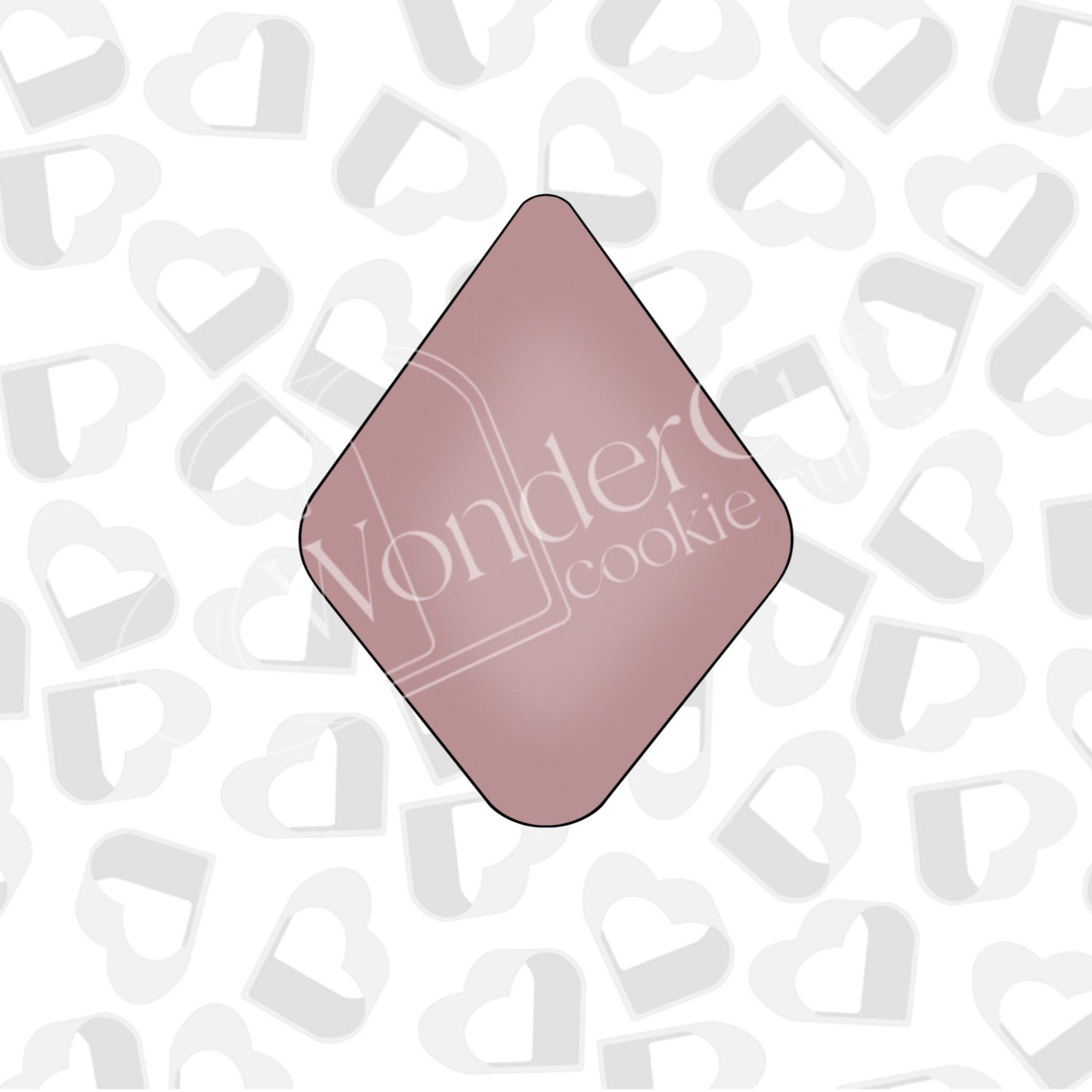Mod Diamond-plaque