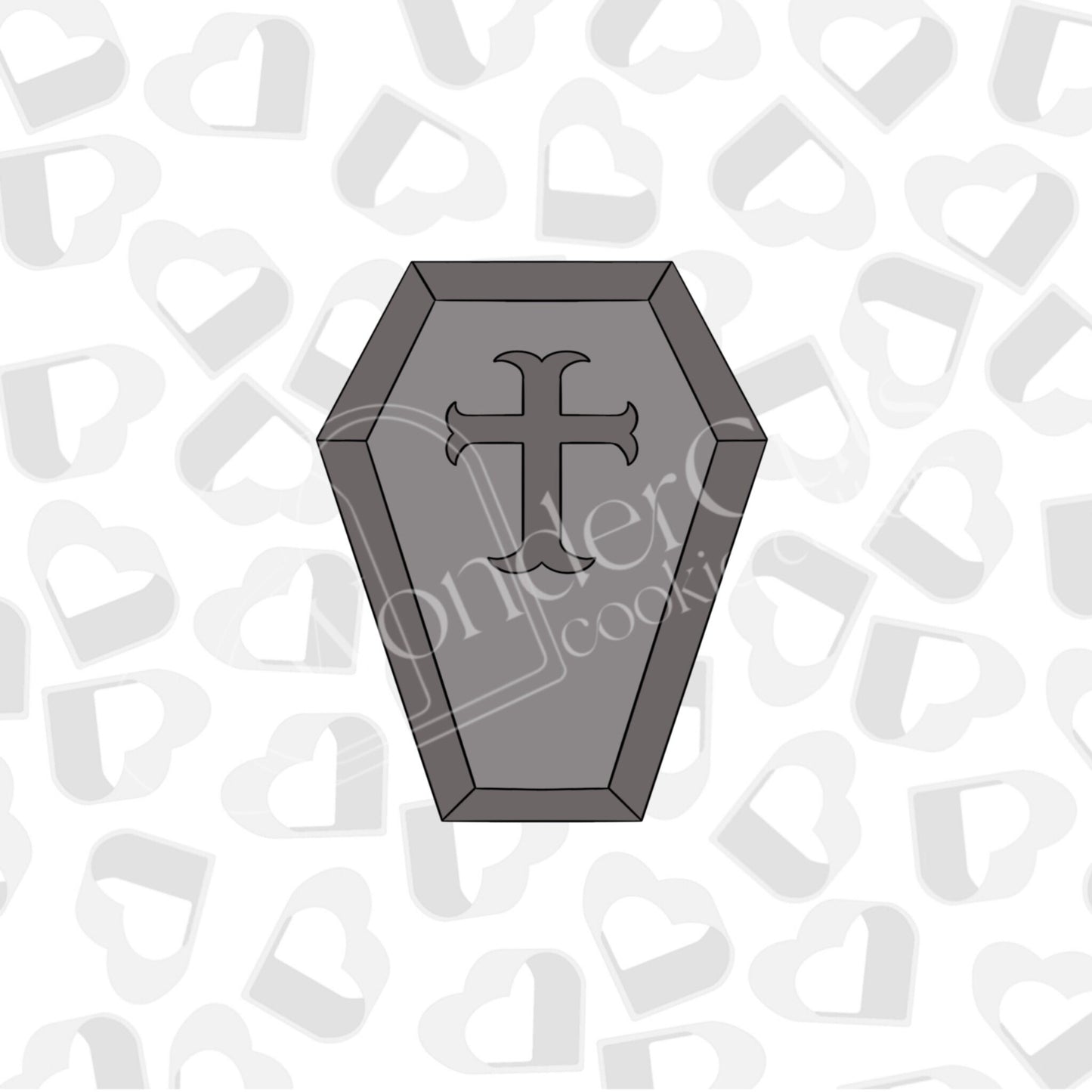 Chubby Coffin Cookie Cutter