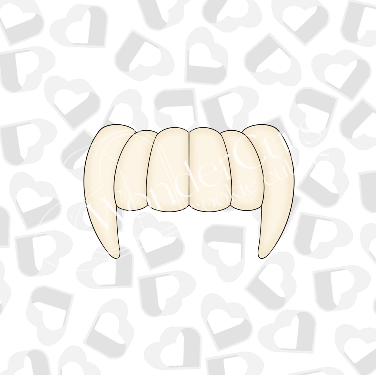 Vampire Teeth Cookie Cutter