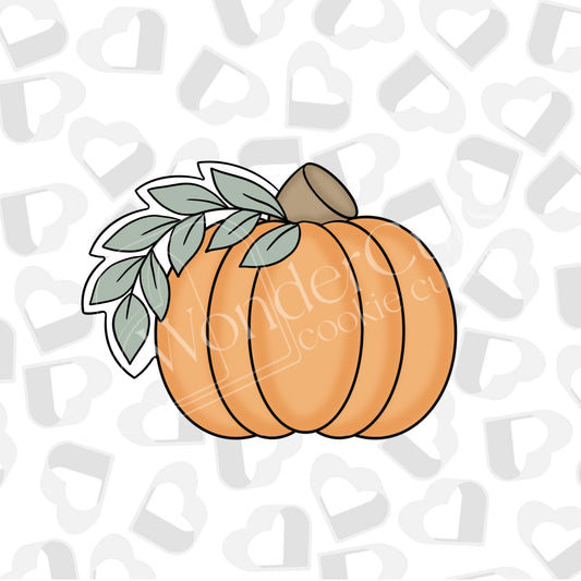 Greenery Pumpkin Cookie Cutter