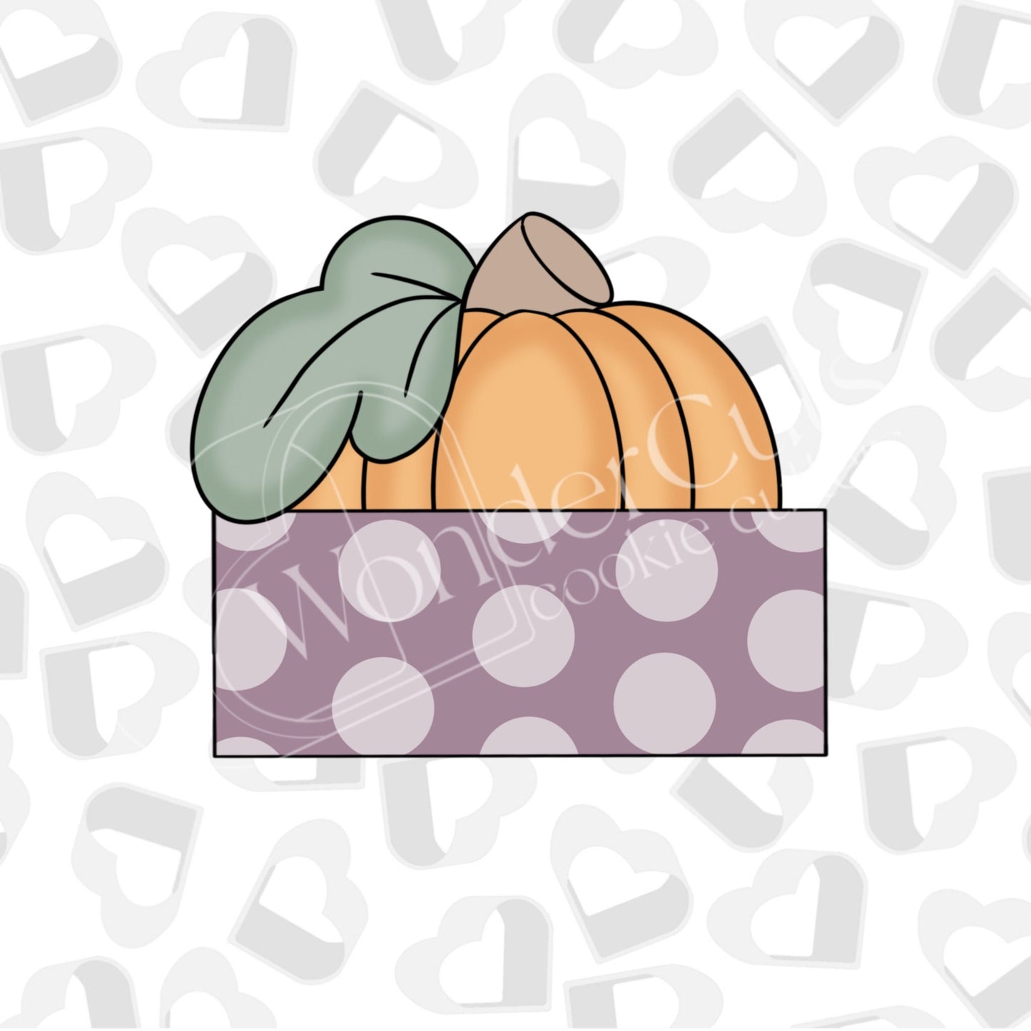 Pumpkin Name Plaque Cookie Cutter