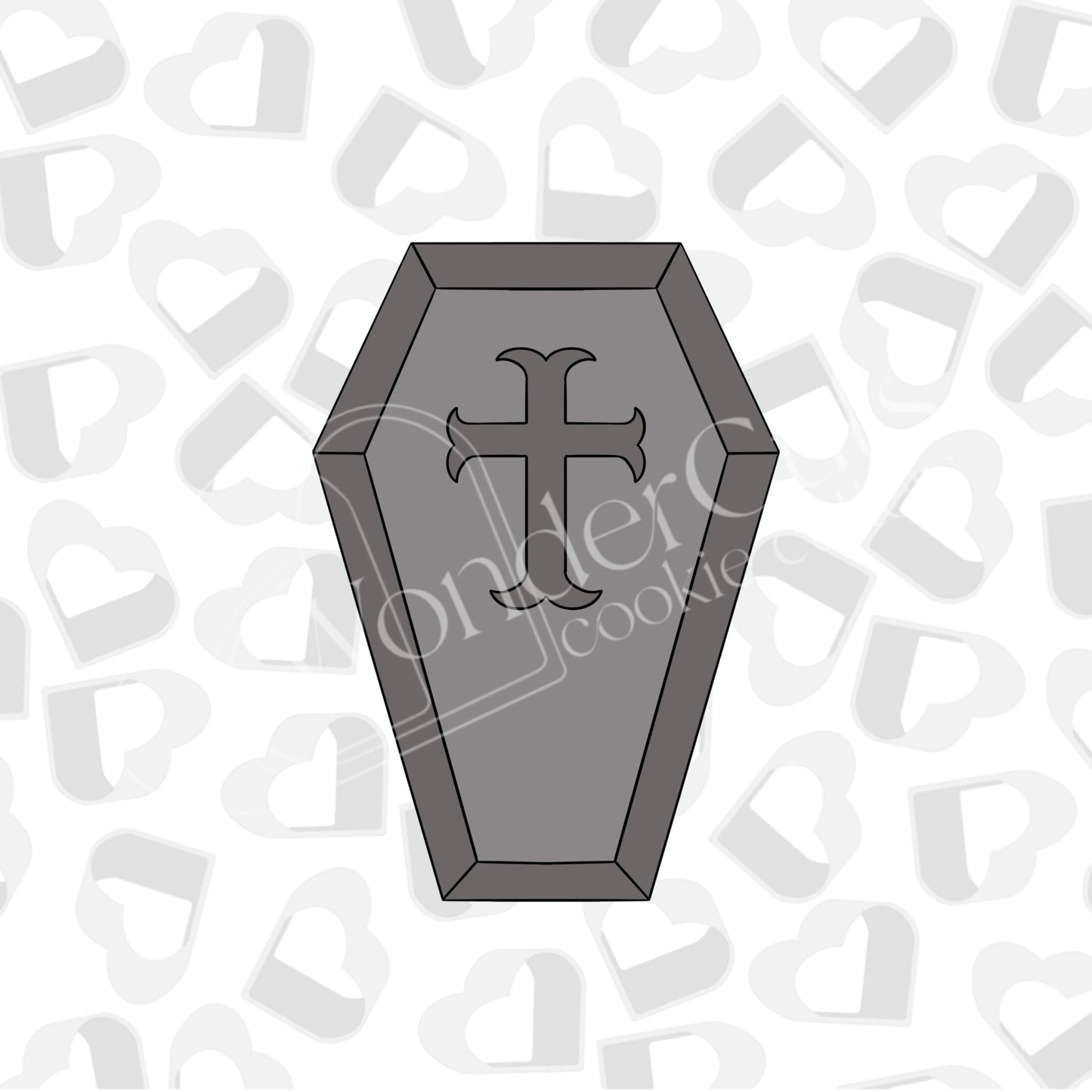 Tall Coffin Cookie Cutter
