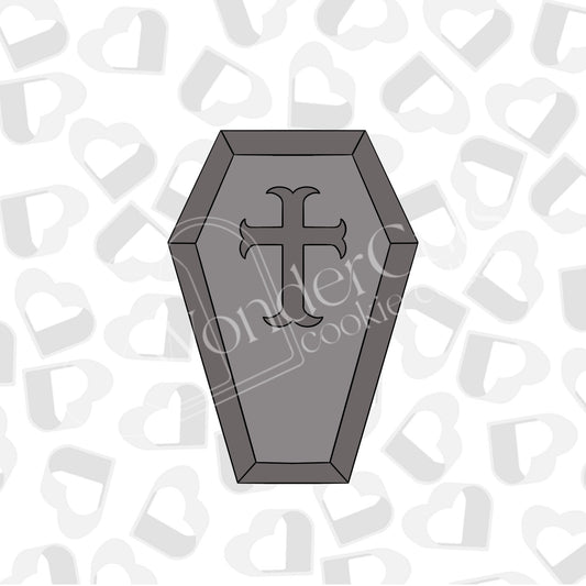 Tall Coffin Cookie Cutter