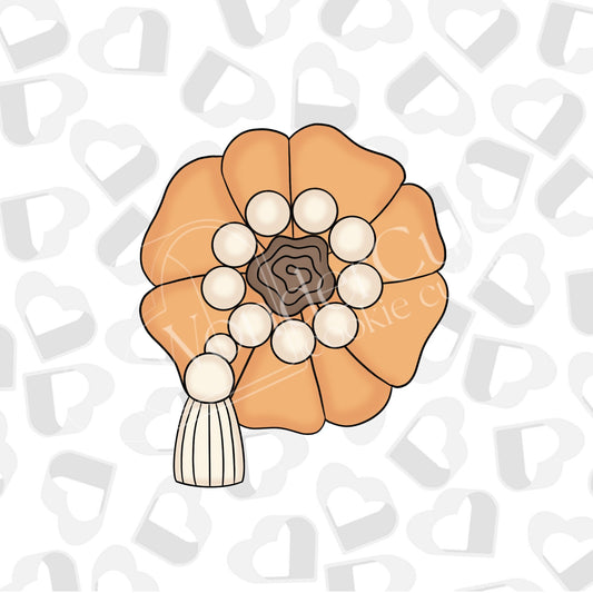 Beaded Top of Pumpkin Cookie Cutter