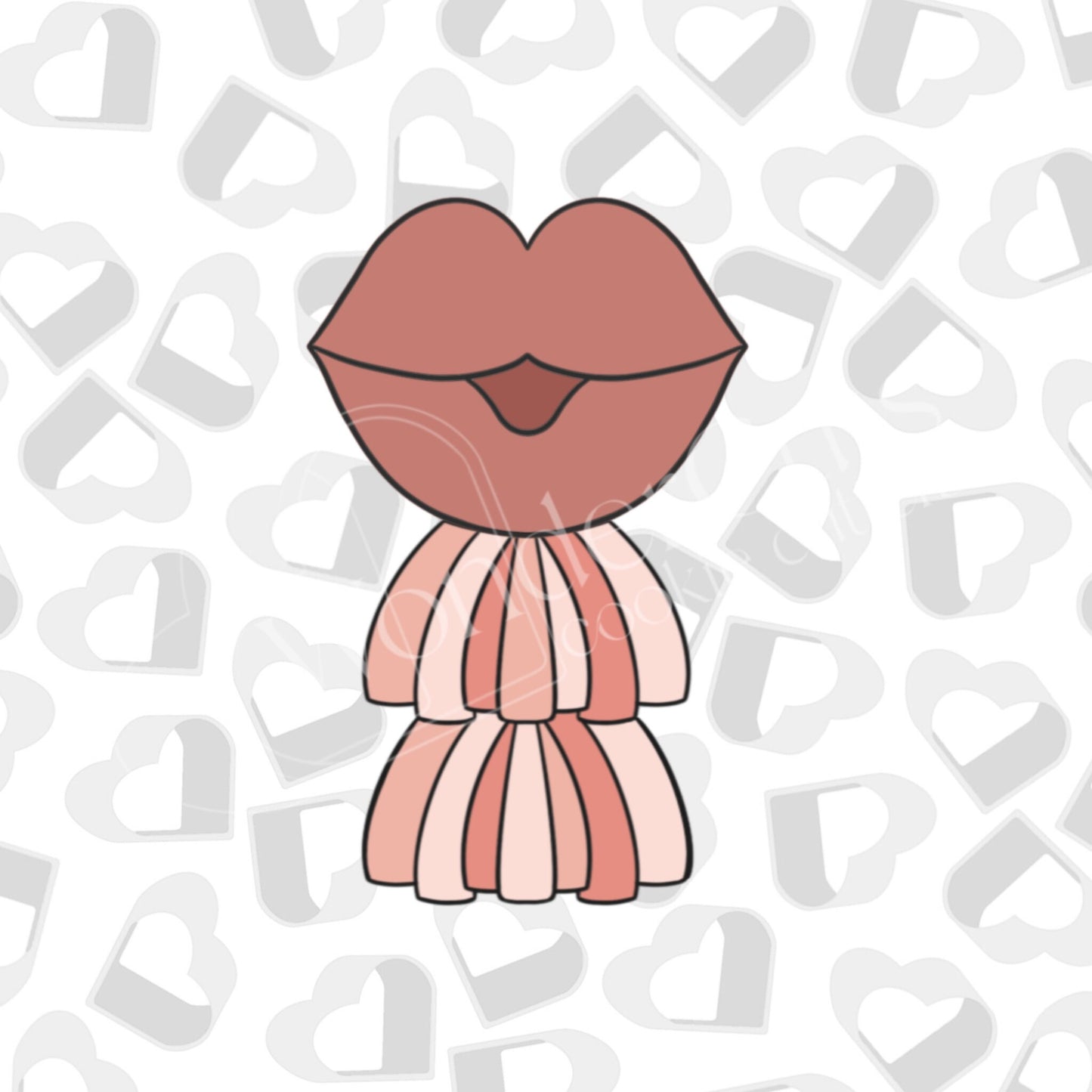 Tassel Lip Balloon -Cookie Cutter