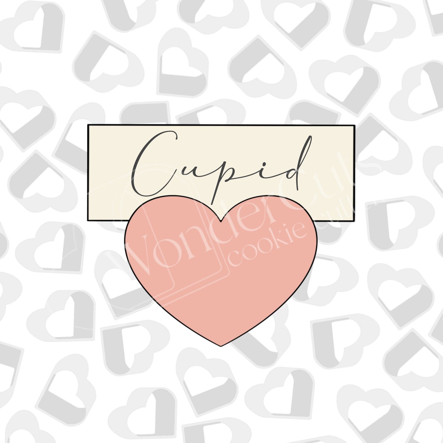 Heart- Name Plaque -Cookie Cutter