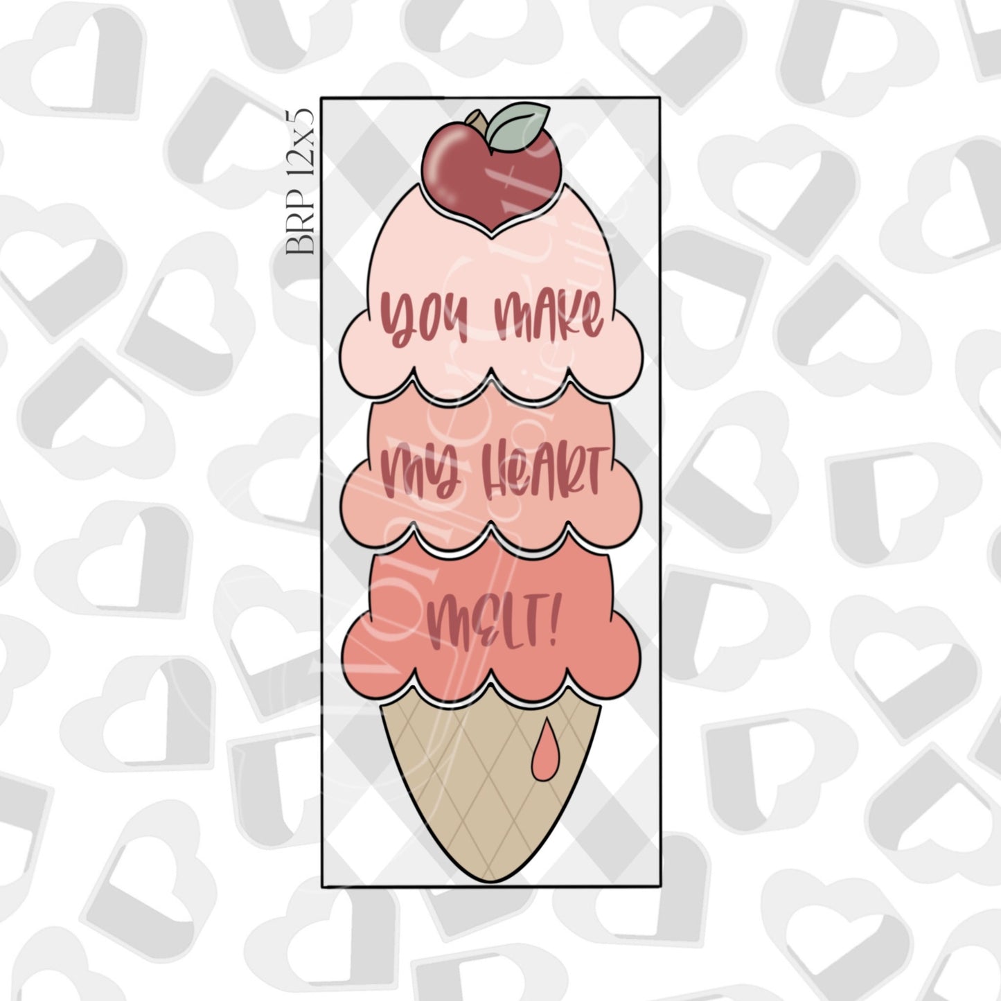 Stacking Ice Cream- Set of 4 Cookie Cutter