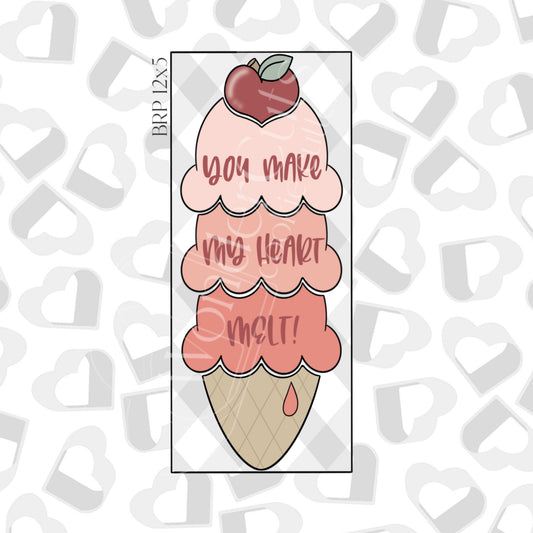 Stacking Ice Cream- Set of 4 Cookie Cutter