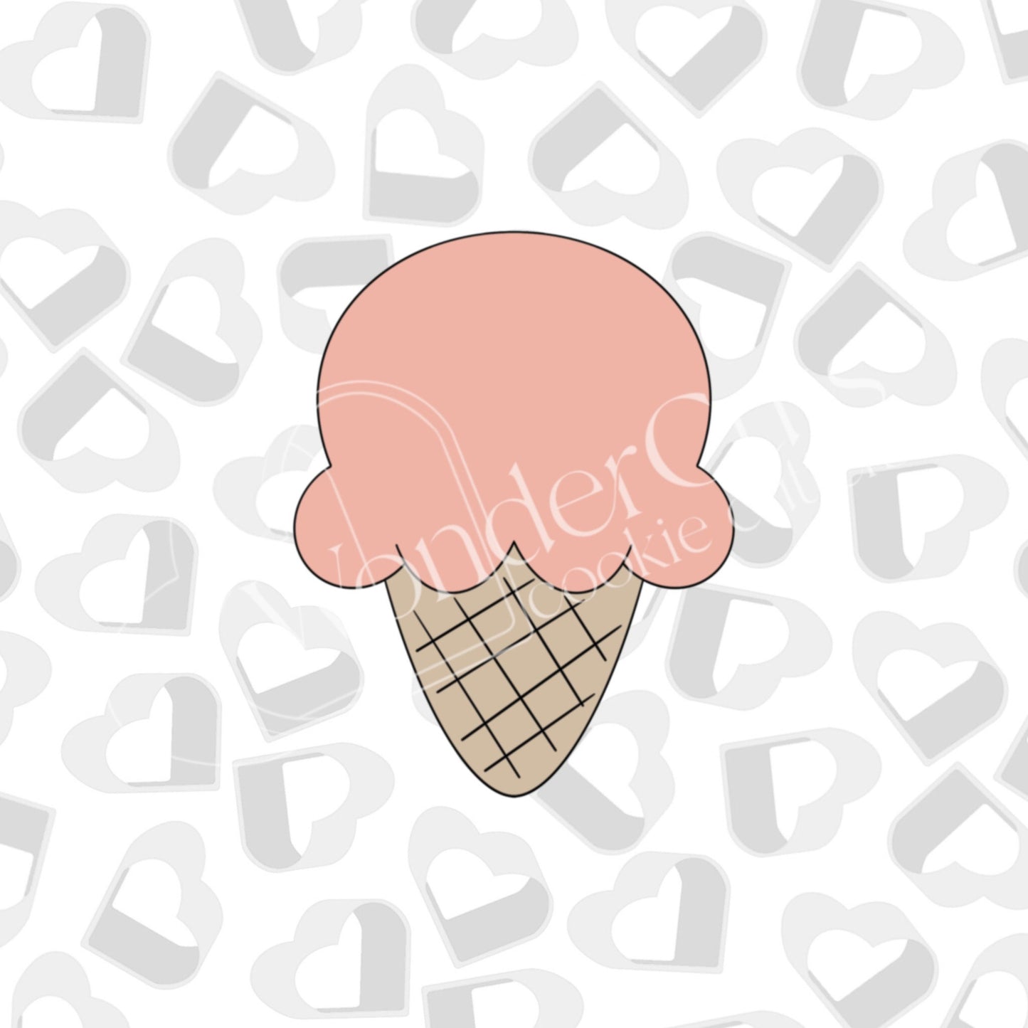 Ice Cream Cone- Cookie Cutter