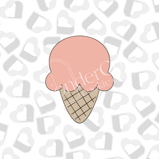 Ice Cream Cone- Cookie Cutter