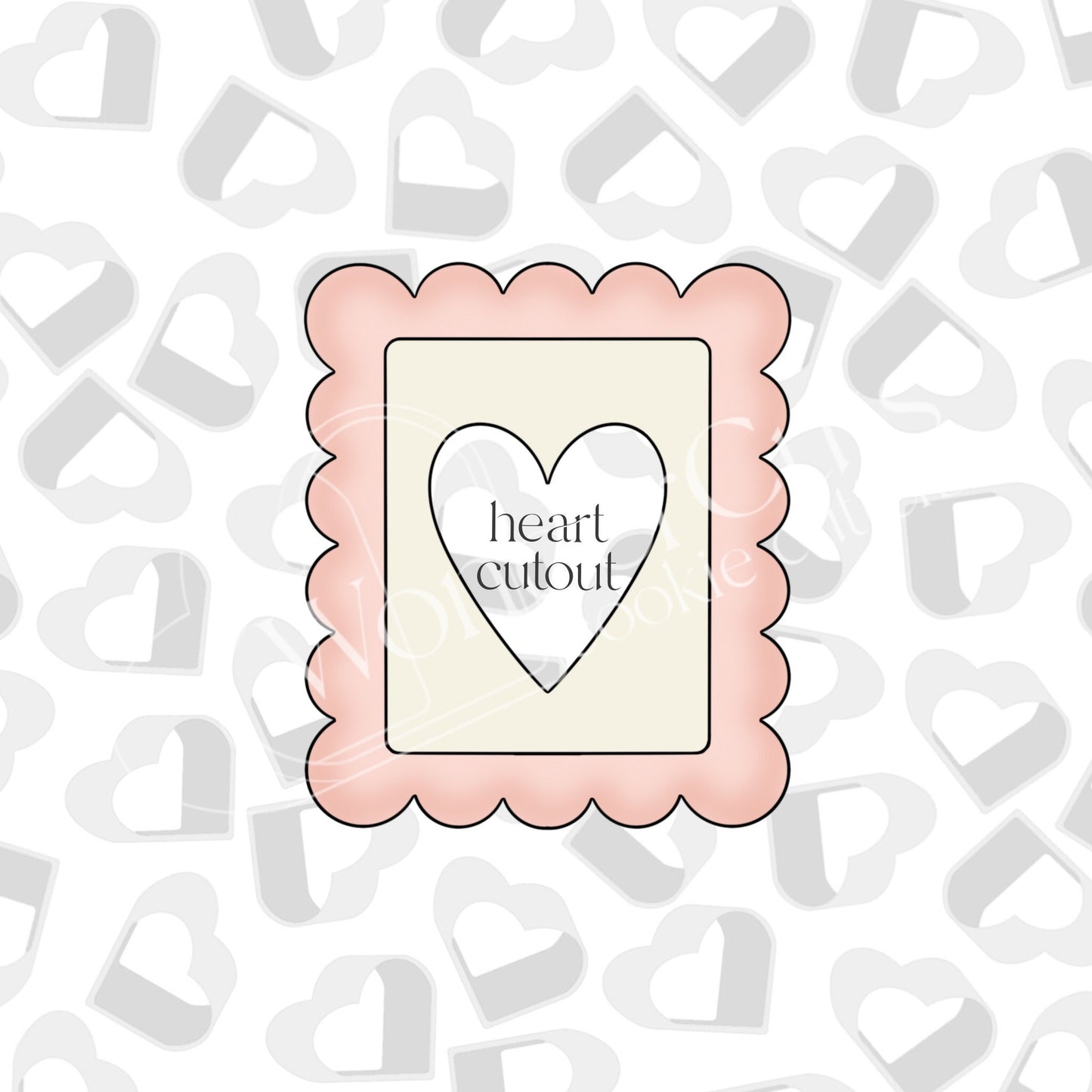 Stamp with heart-Cookie Cutter