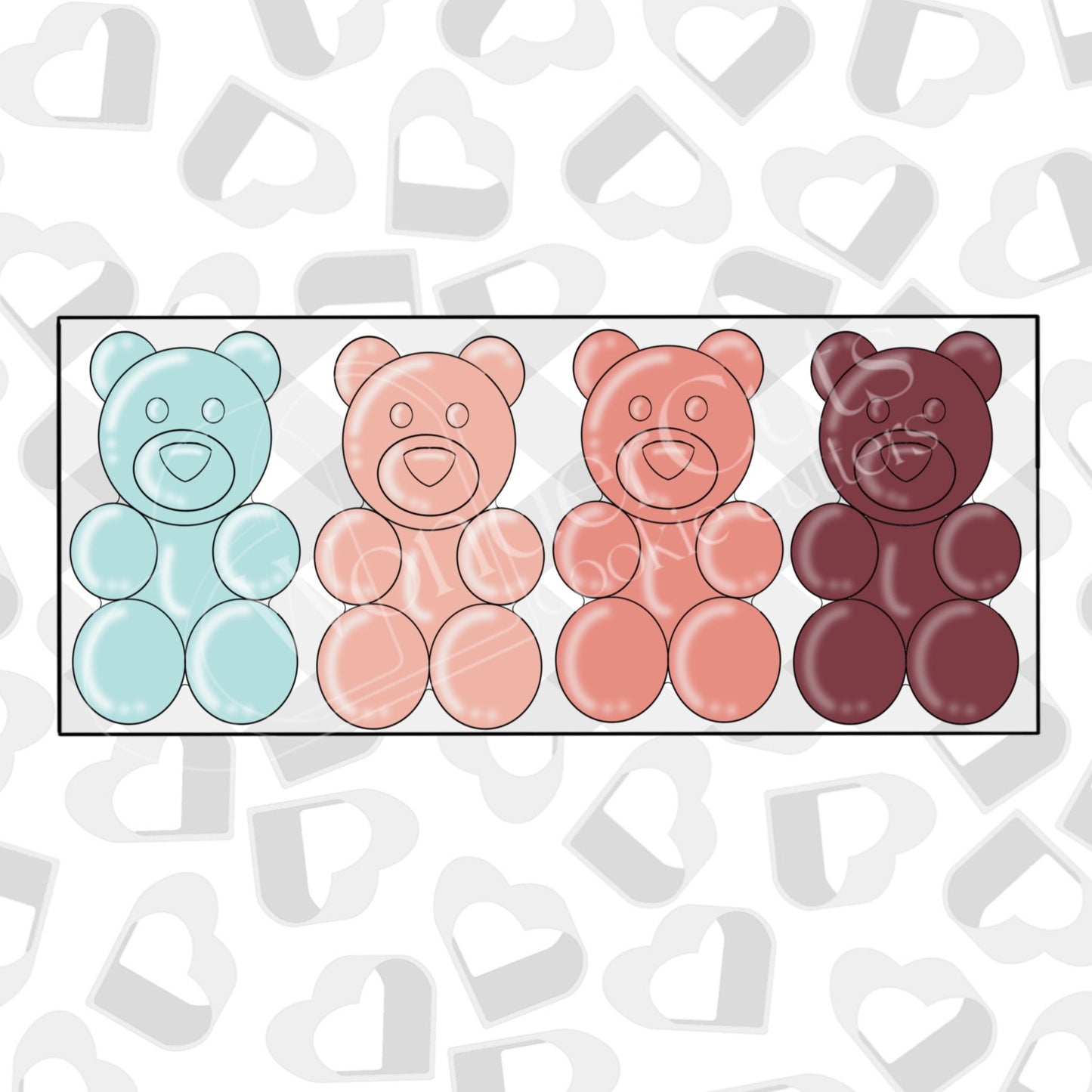 Gummy Bear-Tall- Cookie Cutter