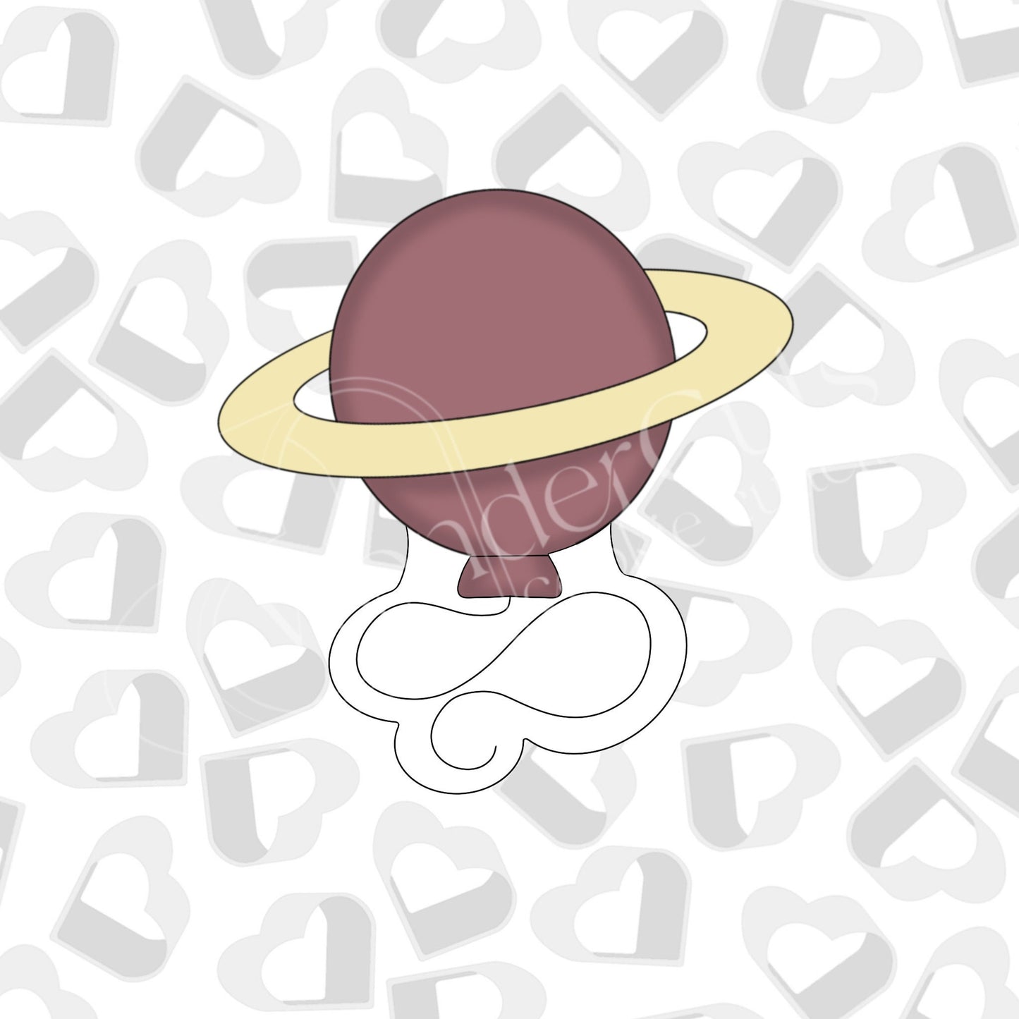 Planet Balloon Cookie Cutter