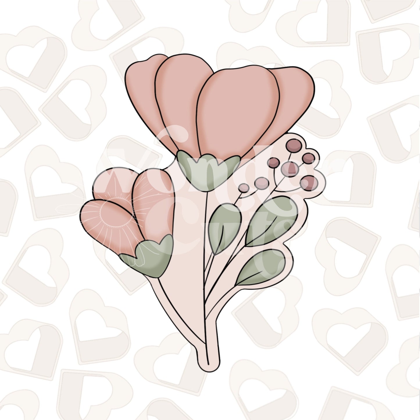 Floral Edition 2 Cookie Cutter
