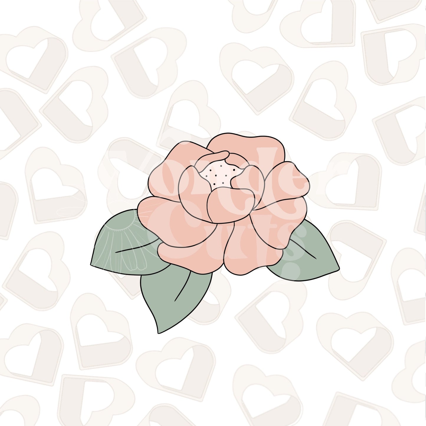 Peony Cookie Cutter
