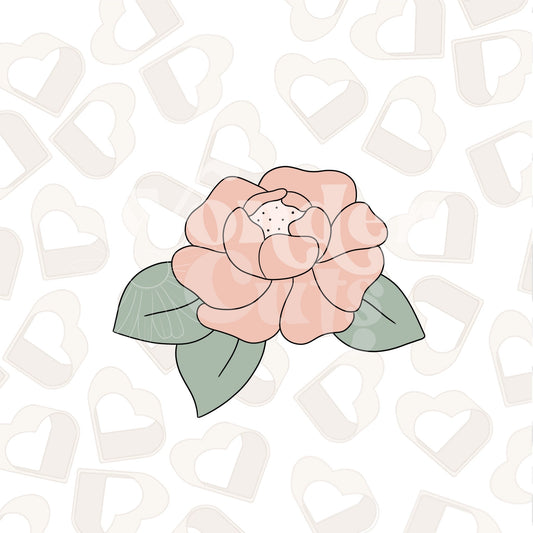 Peony Cookie Cutter