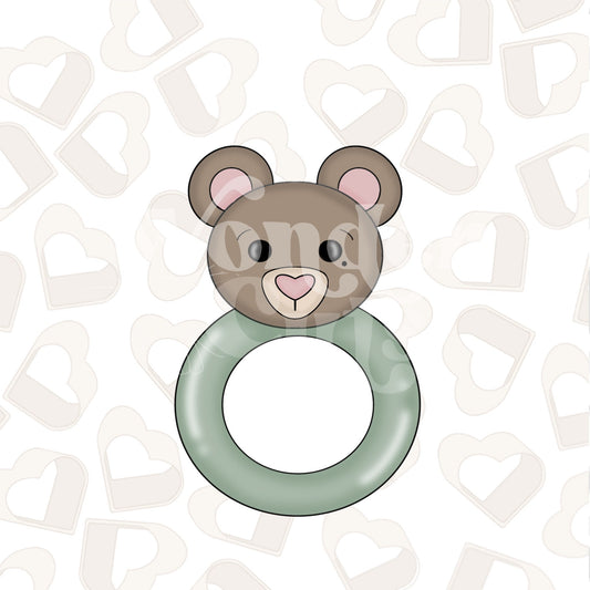 Bear Rattle Cookie Cutter