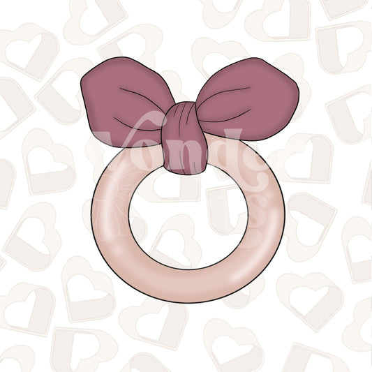 Boho Baby Rattle Cookie Cutter
