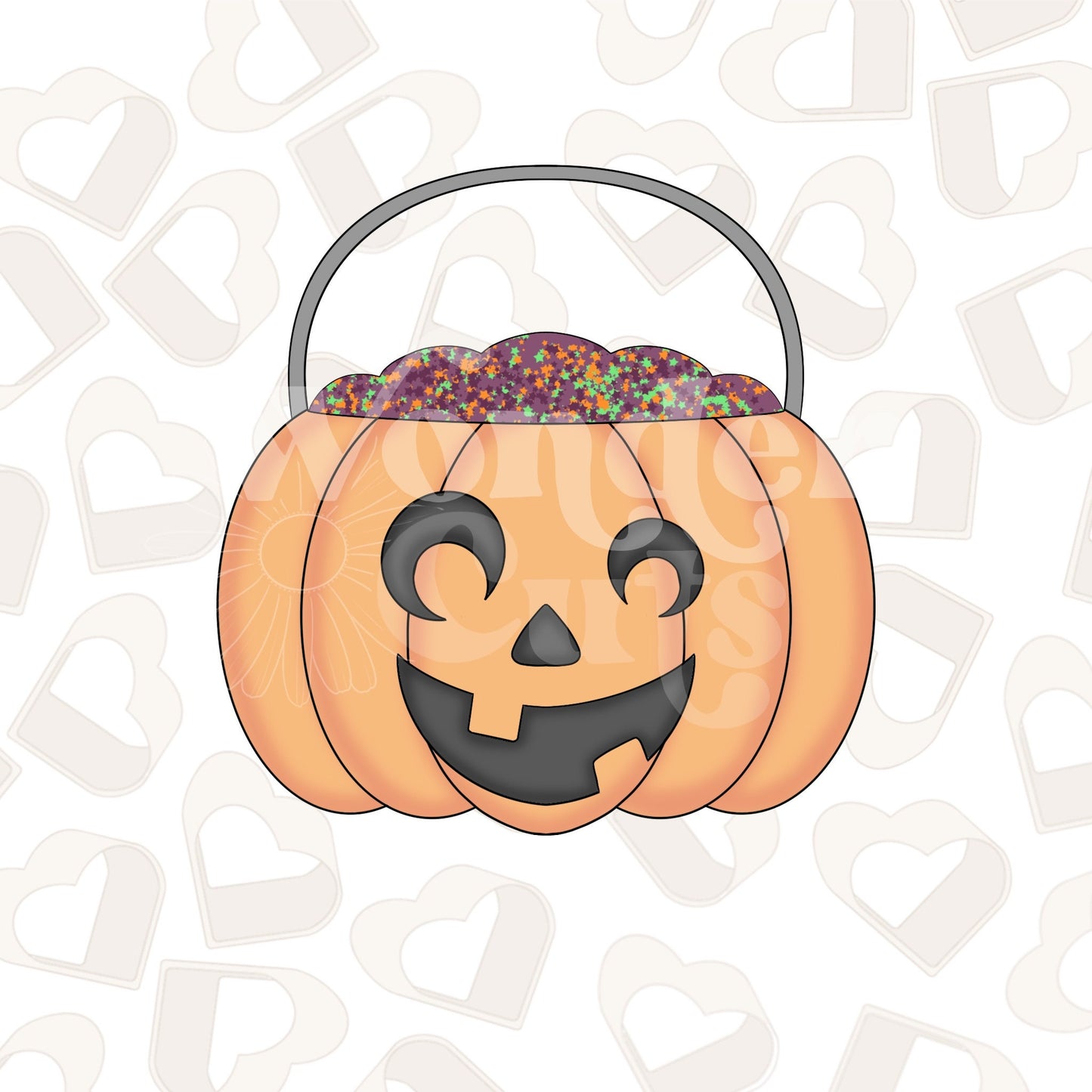 Pumpkin Candy Bucket Cookie Cutter