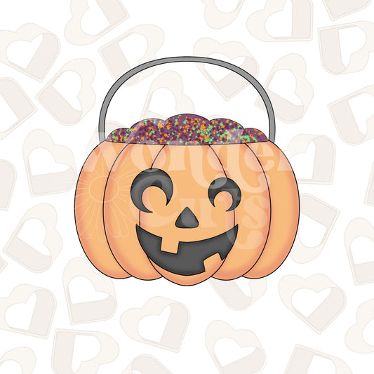 Pumpkin Candy Bucket Cookie Cutter