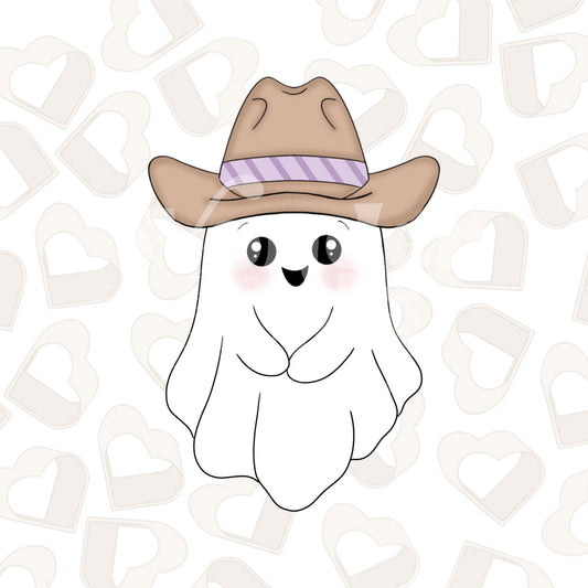 Cowboy Ghost Cookie Cutter